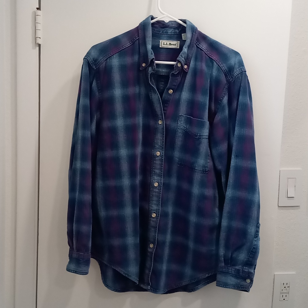 LL Bean plaid / flannel